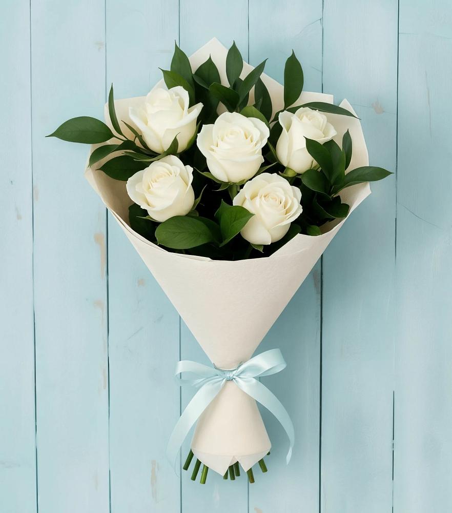 Букет цветов из: Розы в Трехгорку