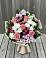 Букет цветов из: Альстромерии, Гвоздики, Розы и Хризантемы в Трехгорку