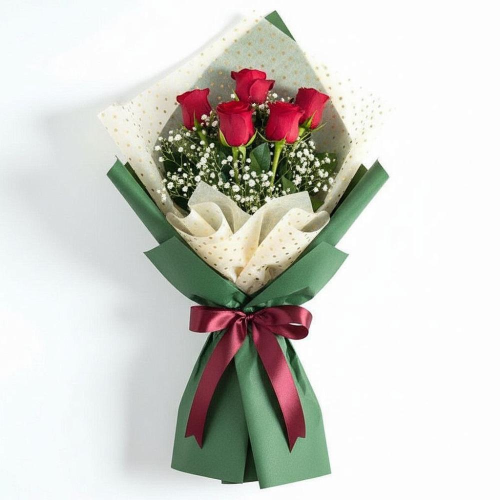 Букет цветов из: Розы в Трехгорку