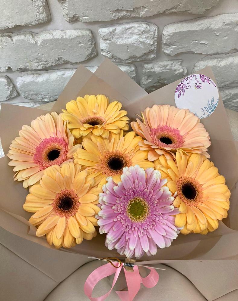 Букет цветов из: Герберы в Трехгорку
