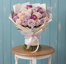 Букет цветов из:  Розы #REPLACE_PRED# Трехгорку