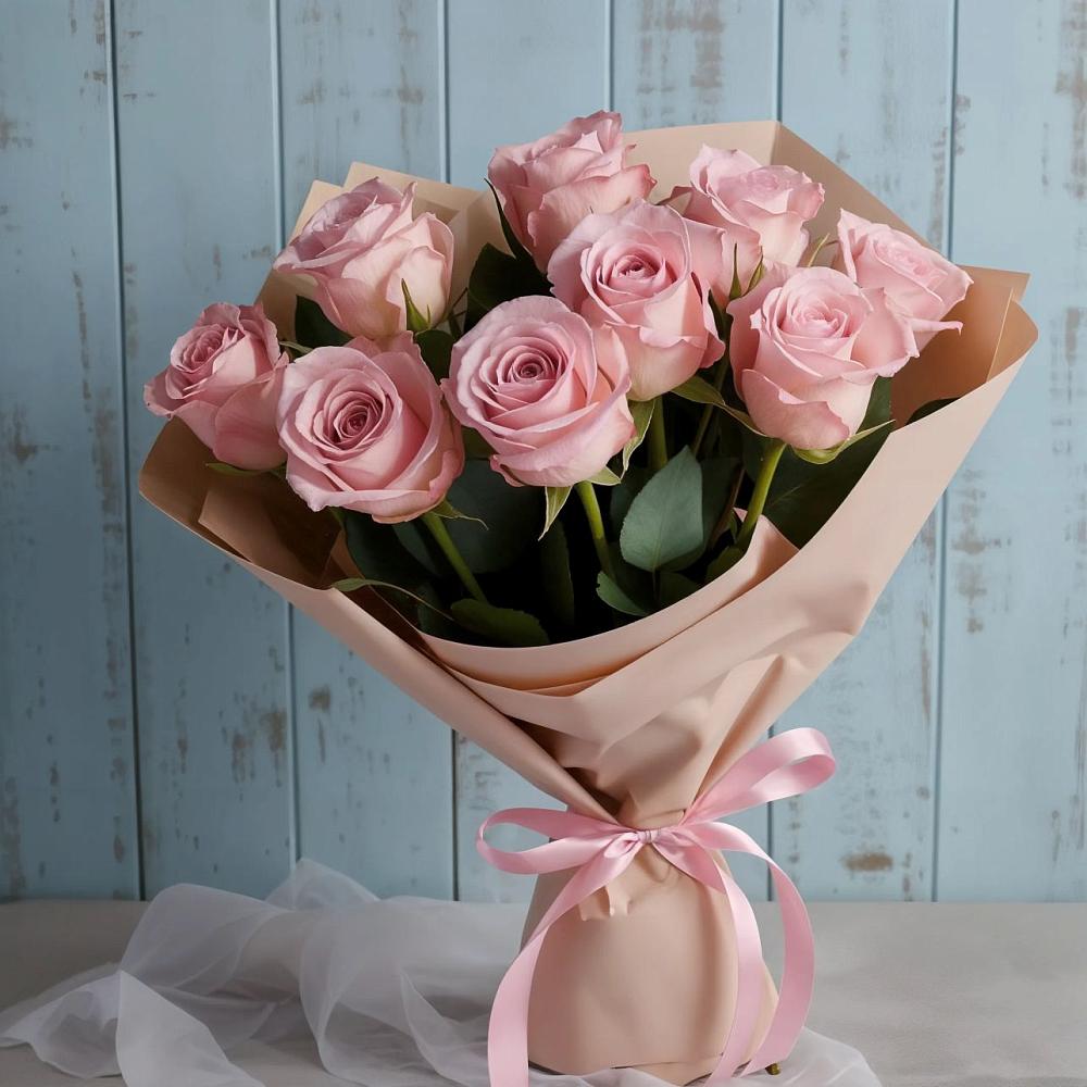 Букет цветов из: Розы в Трехгорку