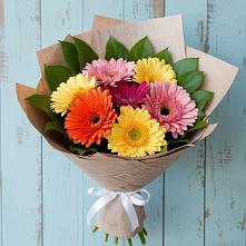 Букет цветов из:  Герберы #REPLACE_PRED# Трехгорку