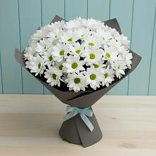 Букет цветов из:  Хризантемы в Трехгорку