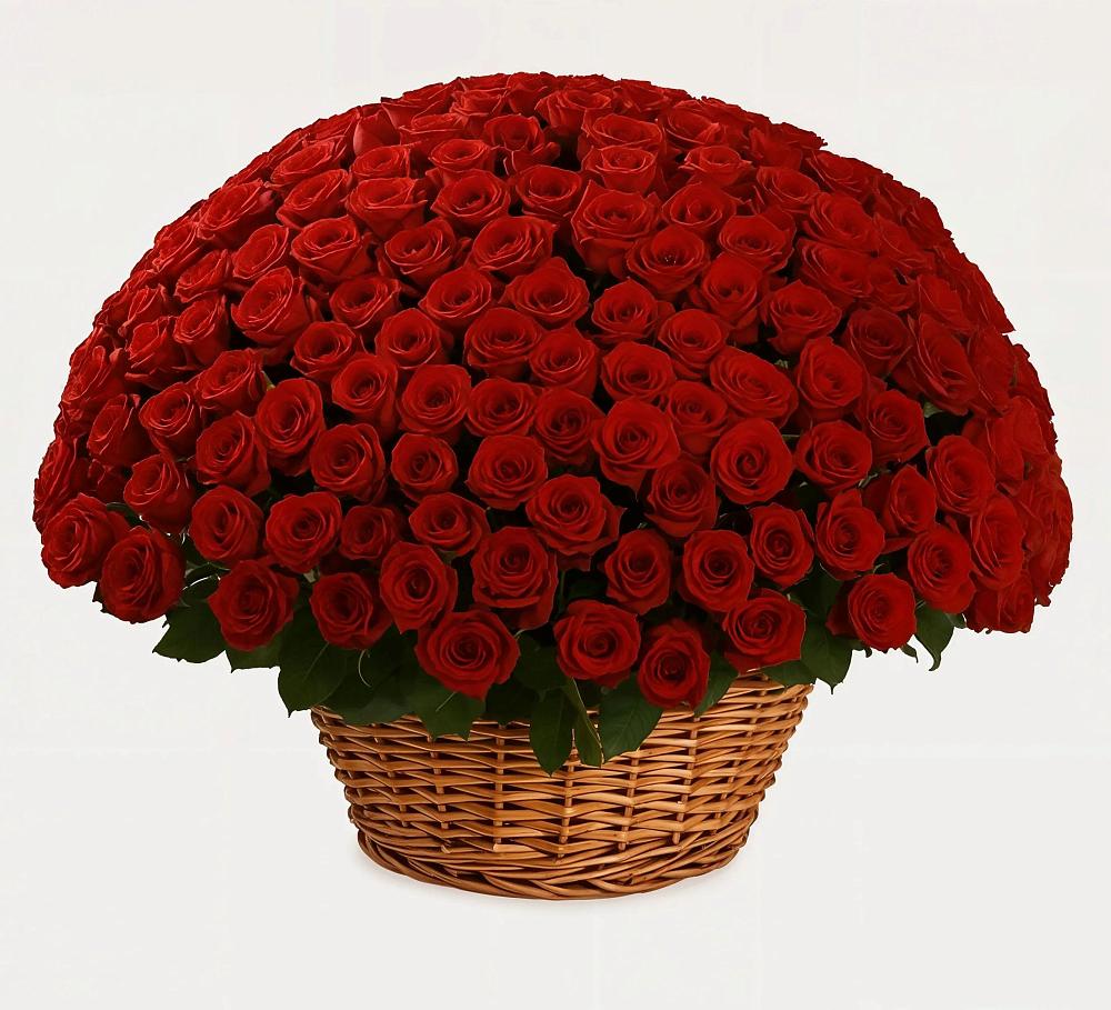 Премиум букет из: Розы в Трехгорку