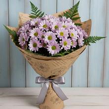 Букет цветов из:  Хризантемы #REPLACE_PRED# Трехгорку