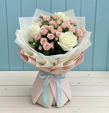 Букет цветов из:  Розы #REPLACE_PRED# Трехгорку