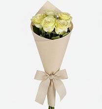 Букет цветов из:  Розы в Трехгорку