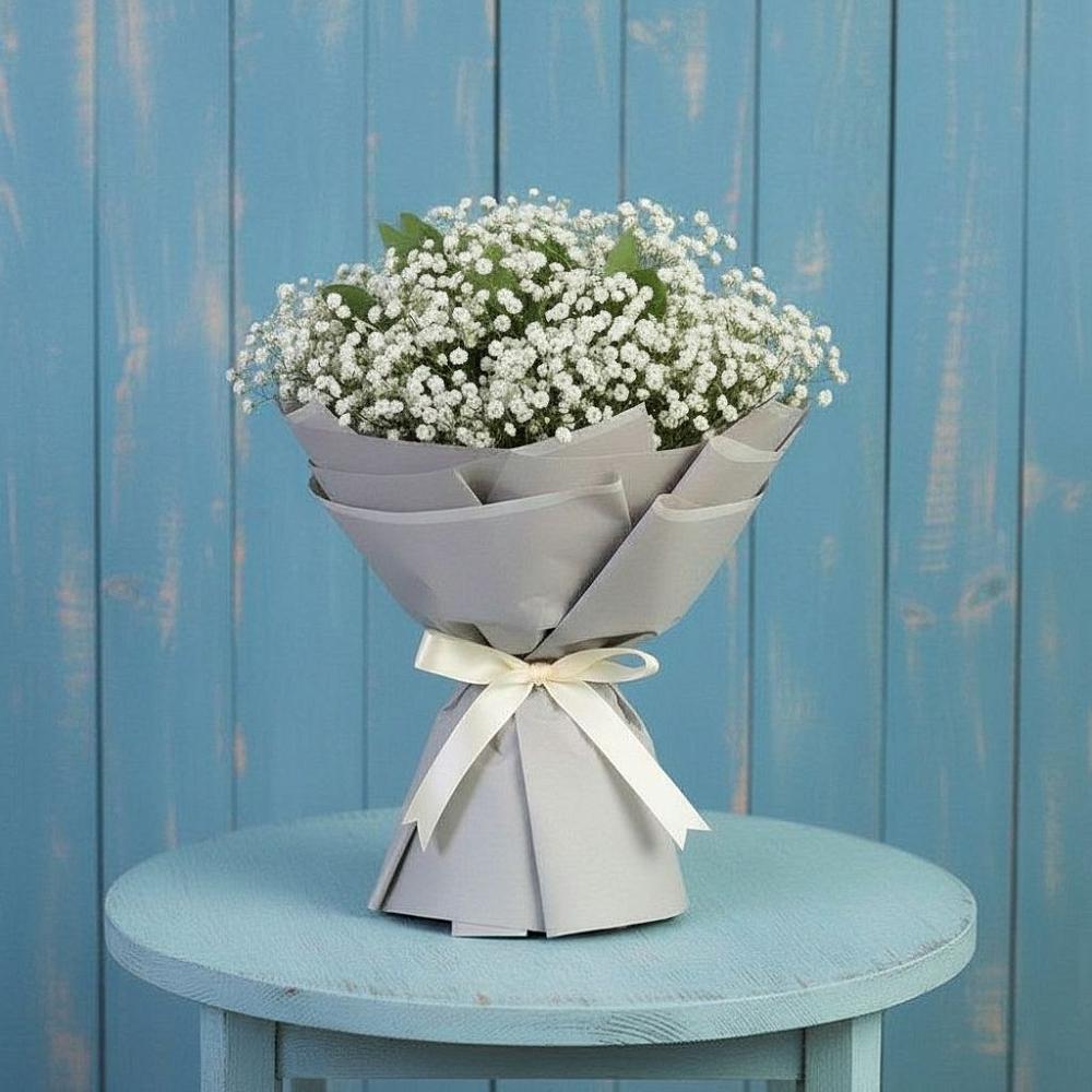 Букет цветов из: Гипсофила в Трехгорку