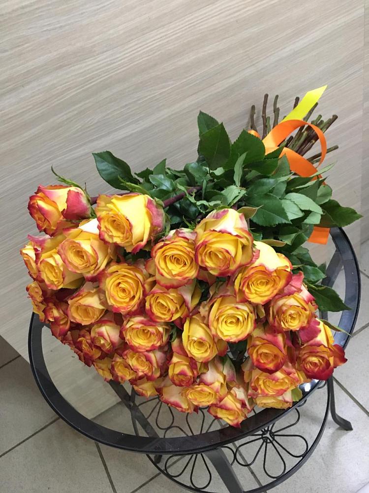 Букет Желтые розы в Трехгорку