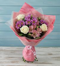 Букет цветов из:  Герберы в Трехгорку