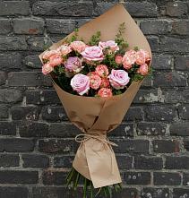 Букет цветов из:  Розы #REPLACE_PRED# Трехгорку