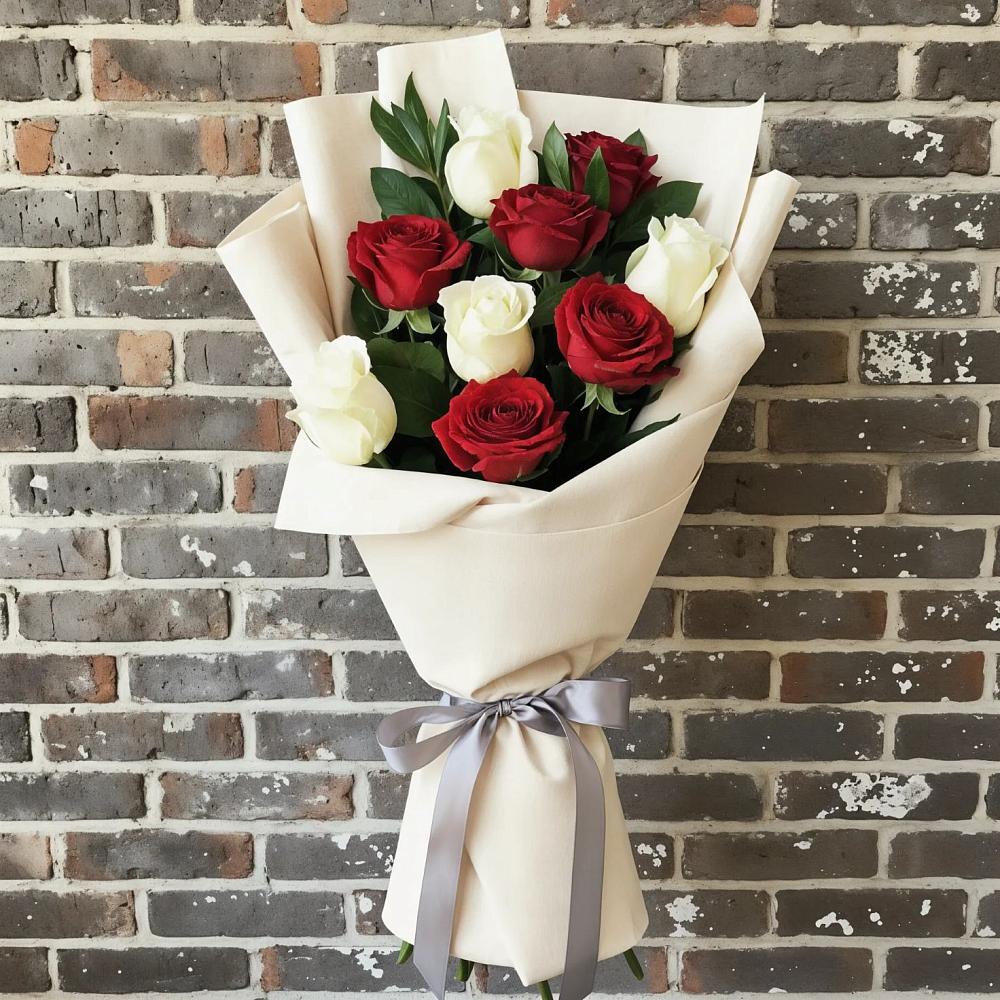 Букет цветов из: Розы в Трехгорку