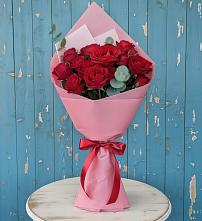 Букет цветов из:  Розы в Трехгорку