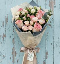 Букет цветов из:  Розы в Трехгорку