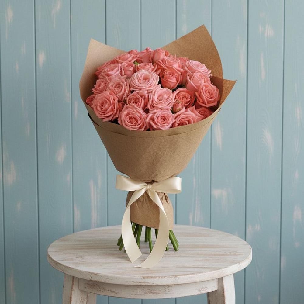 Букет цветов из: Розы в Трехгорку