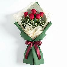 Букет цветов из:  Розы в Трехгорку