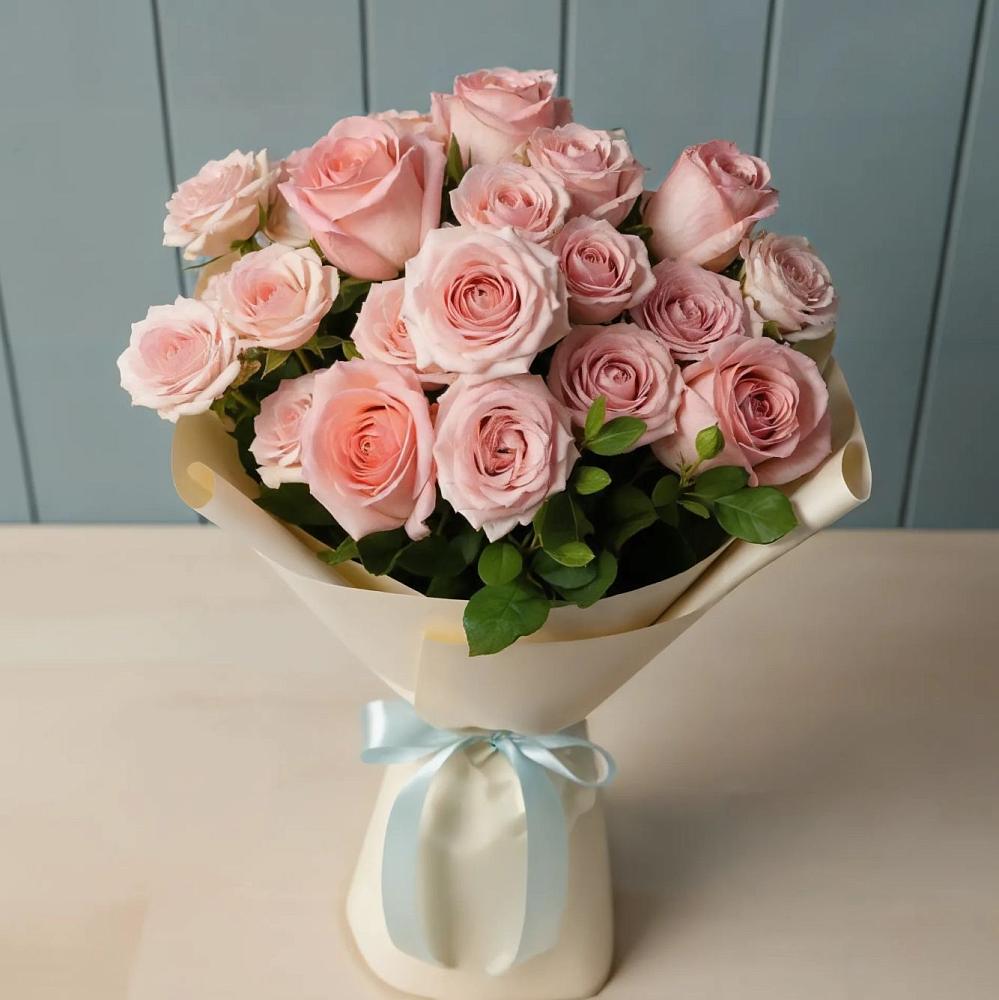 Букет Розовый шарм в Трехгорку