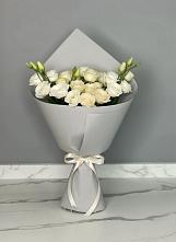 Букет цветов из:  Розы и Лизиантусы #REPLACE_PRED# Трехгорку